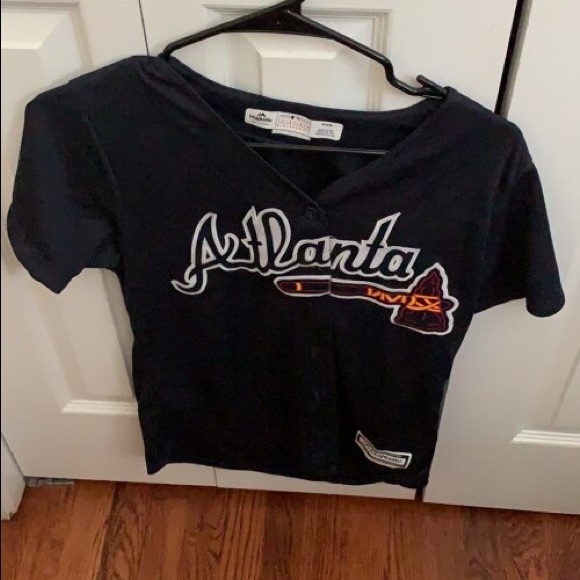 black atlanta braves jersey
